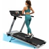 SKY LAND Treadmill 4HP Peak Motor, 28-Level Auto Incline, Foldable Running Machine with TFT Touchscreen Display, WiFi Connectivity, Shock Absorption & Bluetooth – Treadmill for Home Use EM-1286