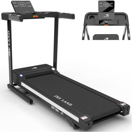 SKY LAND Foldable Treadmill | Motorized with Bluetooth & App Support | Adjustable Incline Options | Max User Weight Up to 120kg Visit the SKY LAND Store EM-1300