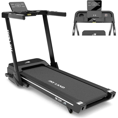 SKY LAND Foldable Treadmill | Motorized with Bluetooth & App Support | Adjustable Incline Options | Max User Weight Up to 120k