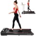 SKY LAND Treadmill Walking Pad 2HP, Under Desk Walking Pad for Home & Office, Quiet Running Machine with Zwift App, Remote Control & LED Display, EM-1306